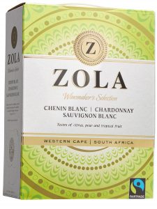 vin blanc Zola Afrique du Sud