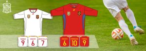 vêtements de foot équipe Espagne 2011