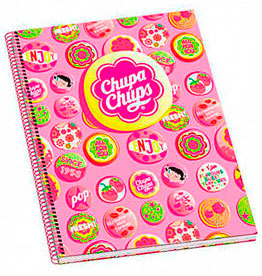 cahier Chupa Chups badges