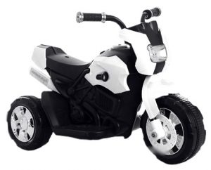 moto électrique blanche