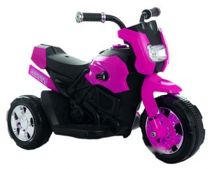 moto électrique rose