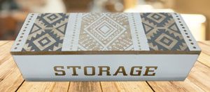 boîte storage ethnique