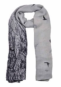 foulard oiseaux branches