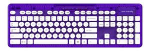 clavier sans fil violet