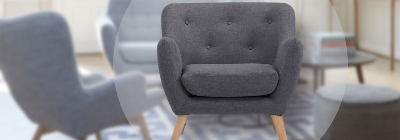 fauteuils scandinaves gris design et tendance